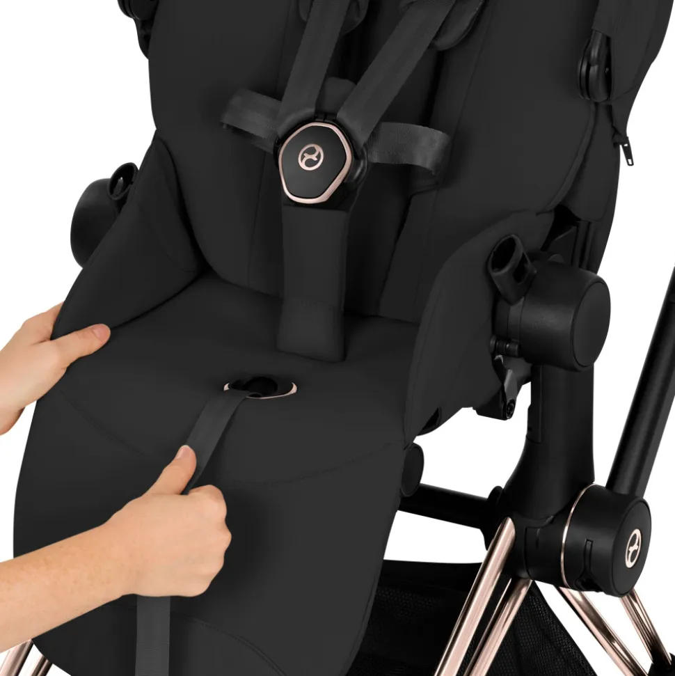 Poussette priam 5 sepia black châssis matt black