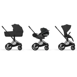 Poussette priam 5 sepia black châssis matt black