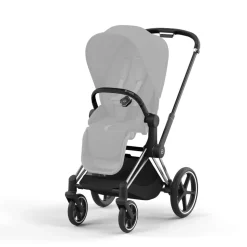 Poussette priam 4 sepia black châssis chrome black