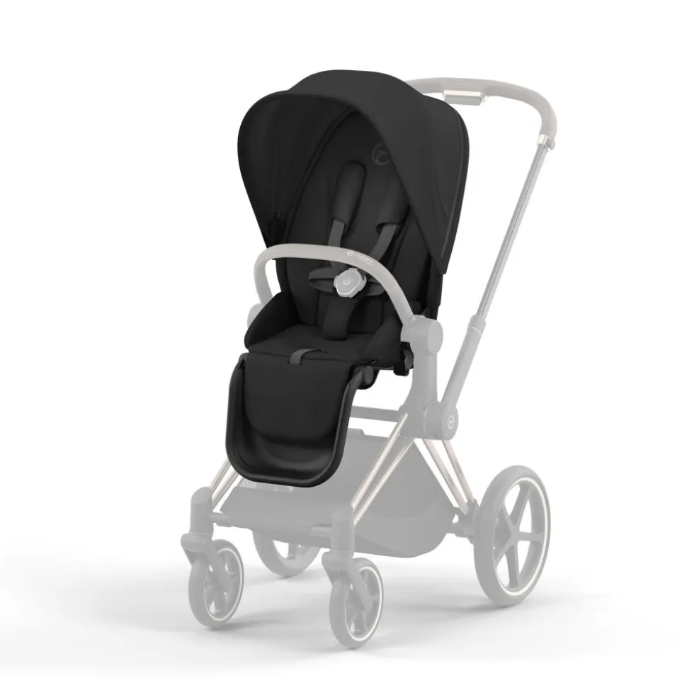 Poussette priam 4 sepia black châssis chrome black