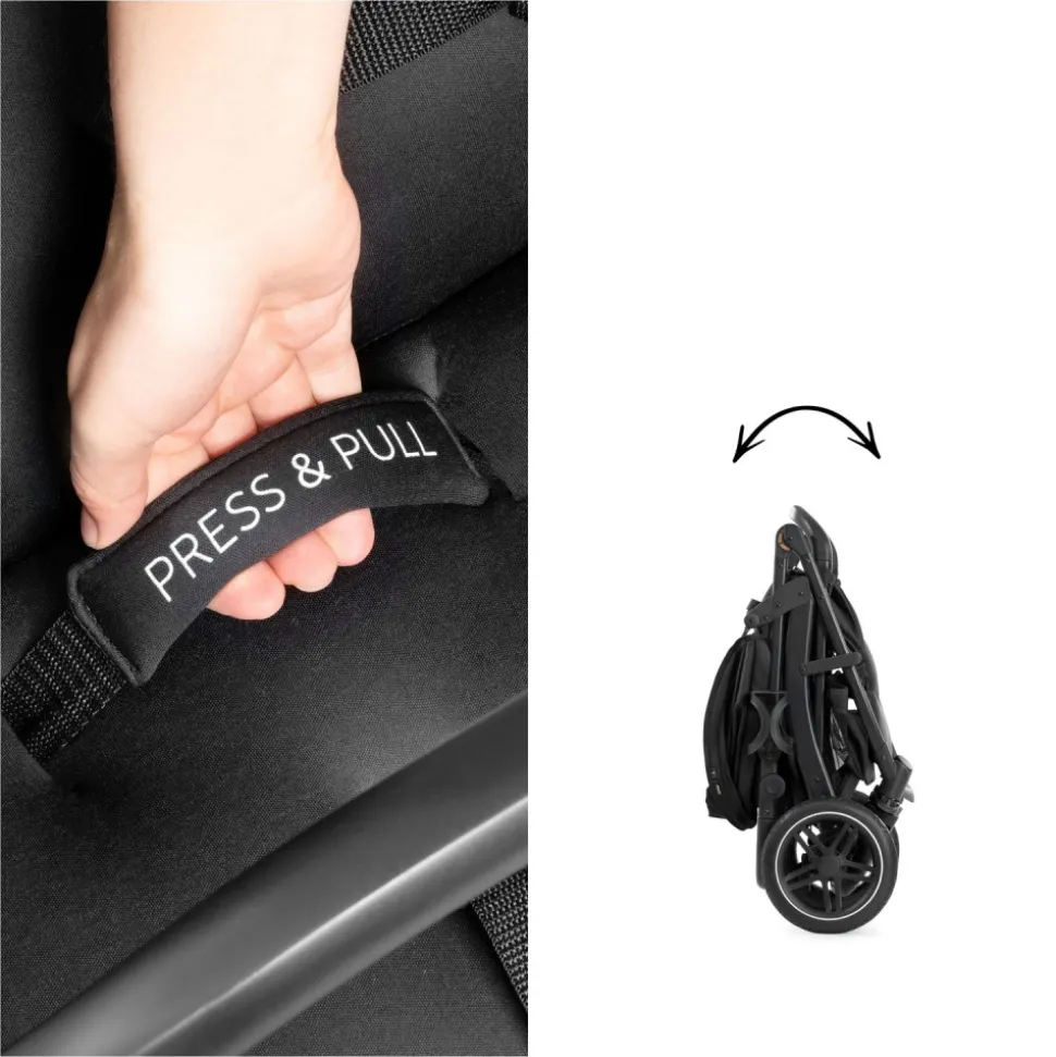 Poussette rapid 4d black