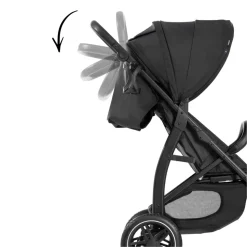Poussette rapid 4d black