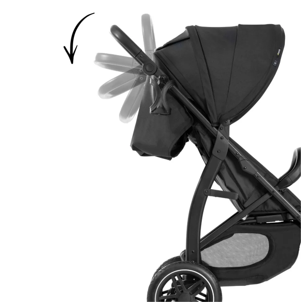 Poussette rapid 4d black