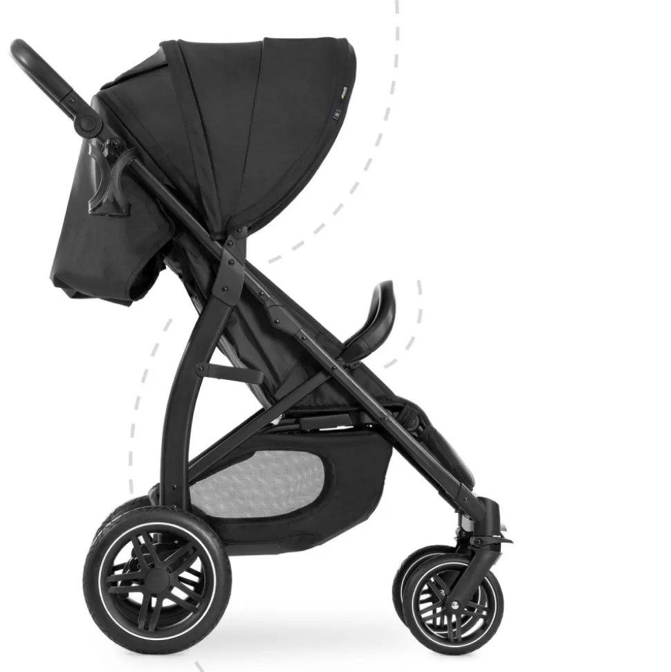 Poussette rapid 4d black