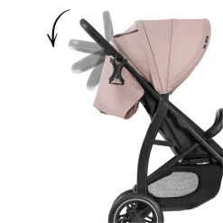 Poussette rapid 4d dusty rose