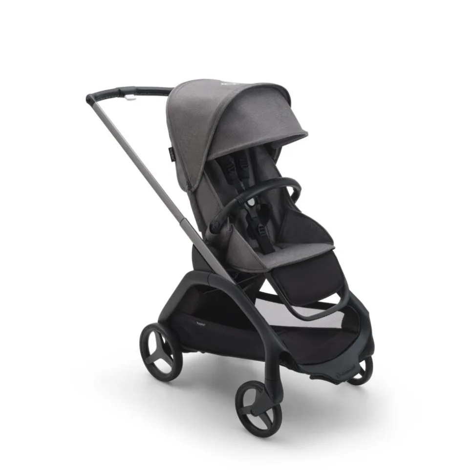 Poussette 4 roues compacte dragonfly complete graphite / grey mélange / grey mélange