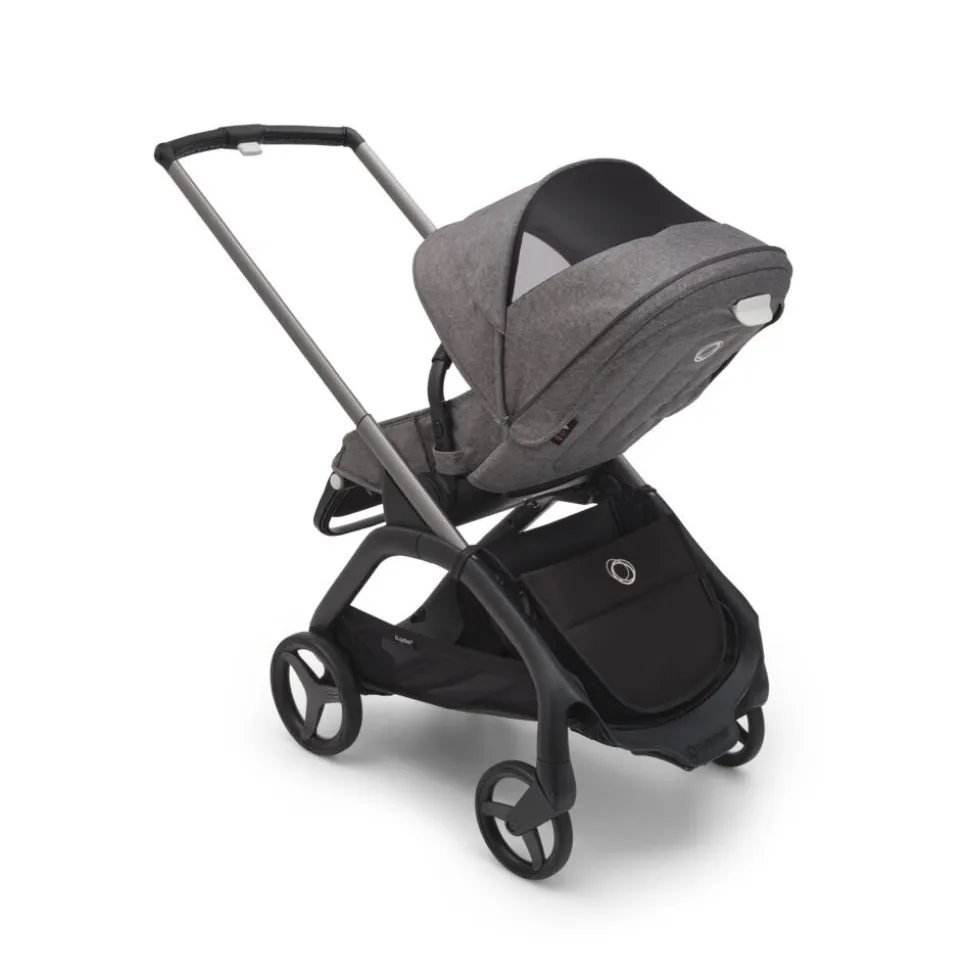 Poussette 4 roues compacte dragonfly complete graphite / grey mélange / grey mélange