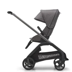 Poussette 4 roues compacte dragonfly complete graphite / grey mélange / grey mélange