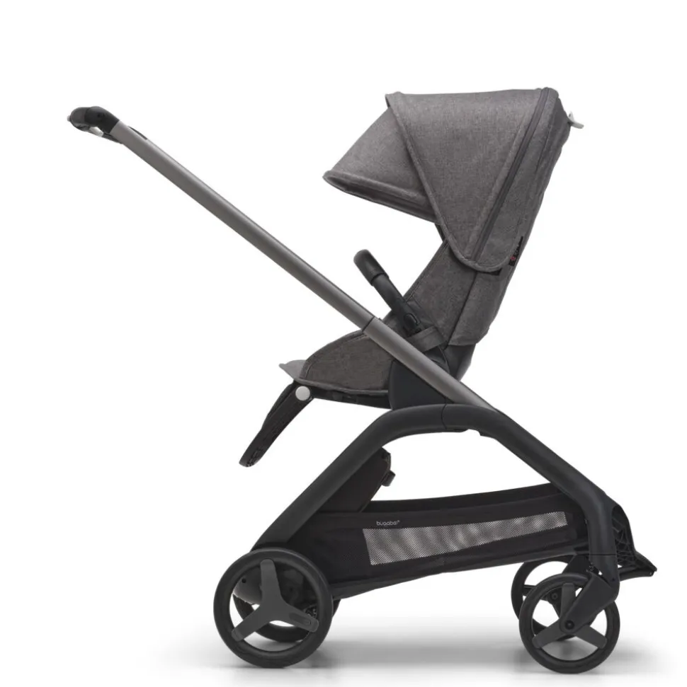 Poussette 4 roues compacte dragonfly complete graphite / grey mélange / grey mélange
