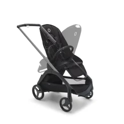Poussette 4 roues compacte dragonfly complete graphite / grey mélange / grey mélange