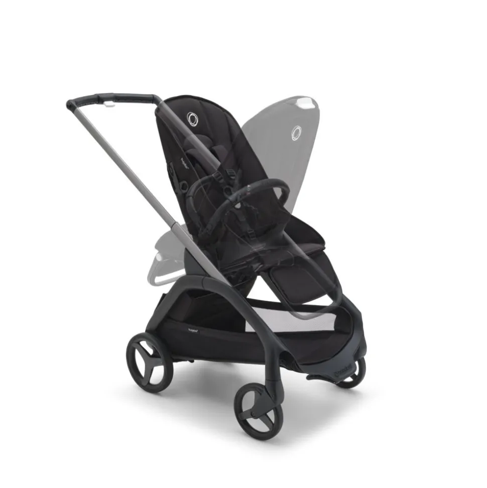 Poussette 4 roues compacte dragonfly complete graphite / grey mélange / grey mélange