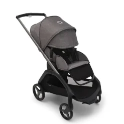Poussette 4 roues compacte dragonfly complete graphite / grey mélange / grey mélange