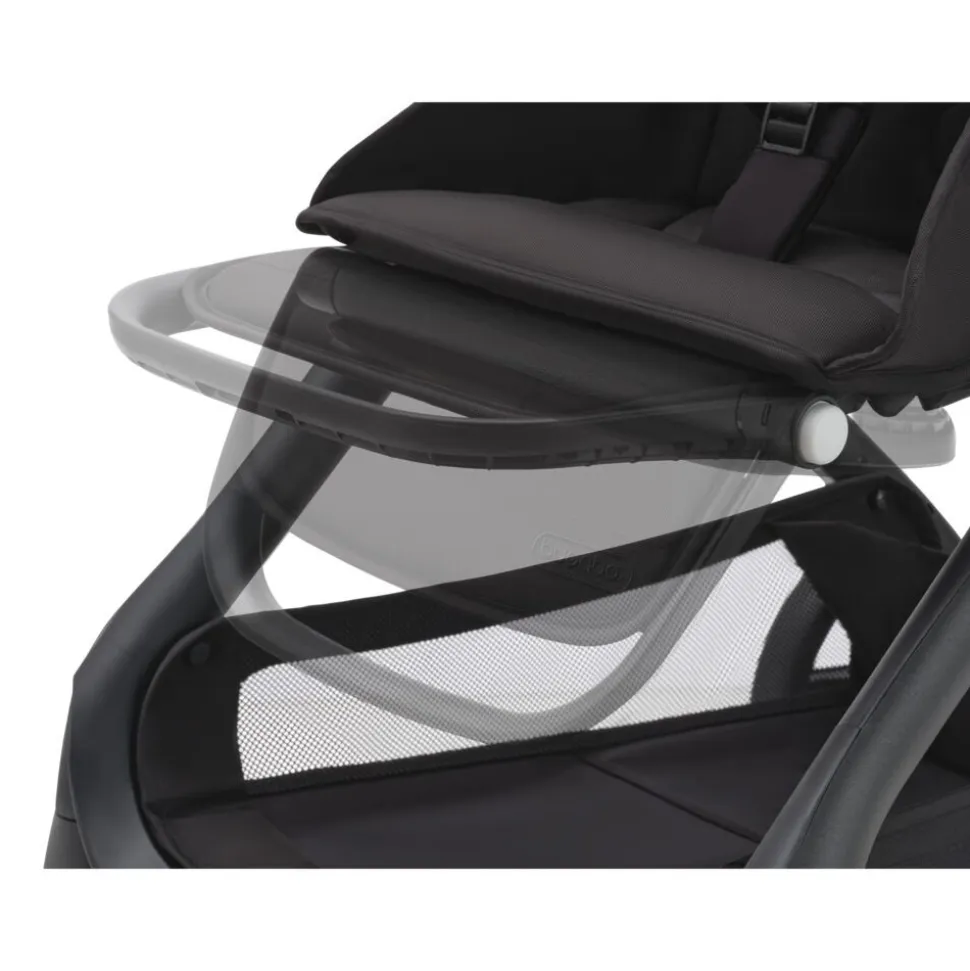 Poussette 4 roues compacte dragonfly complete graphite / grey mélange / grey mélange
