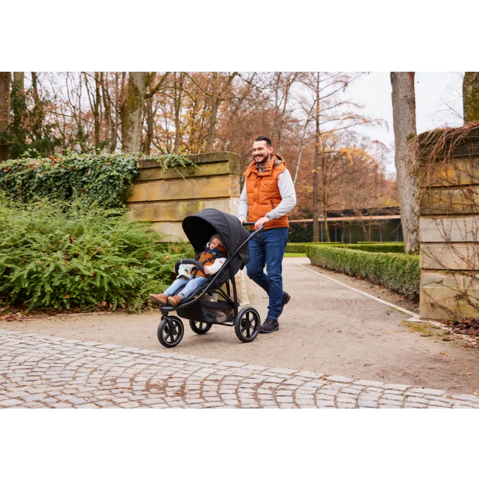 Poussette 3 roues rapid 3 air black