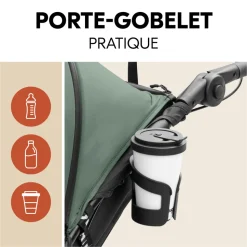 Poussette 3 roues runner 3 jungle green