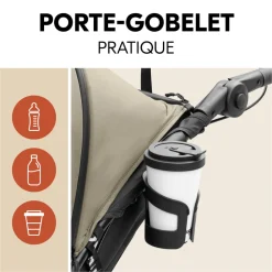 Poussette 3 roues runner 3 olive