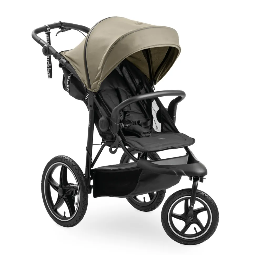 Poussette 3 roues runner 3 olive