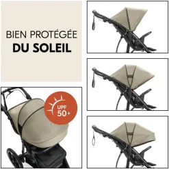 Poussette 3 roues runner 3 olive