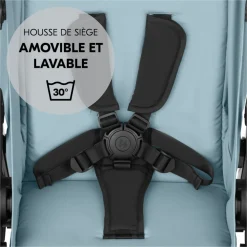 Poussette 4 roues shop n care dusty-blue