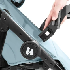 Poussette 4 roues shop n care dusty-blue