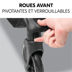 Poussette 4 roues shop n care grey