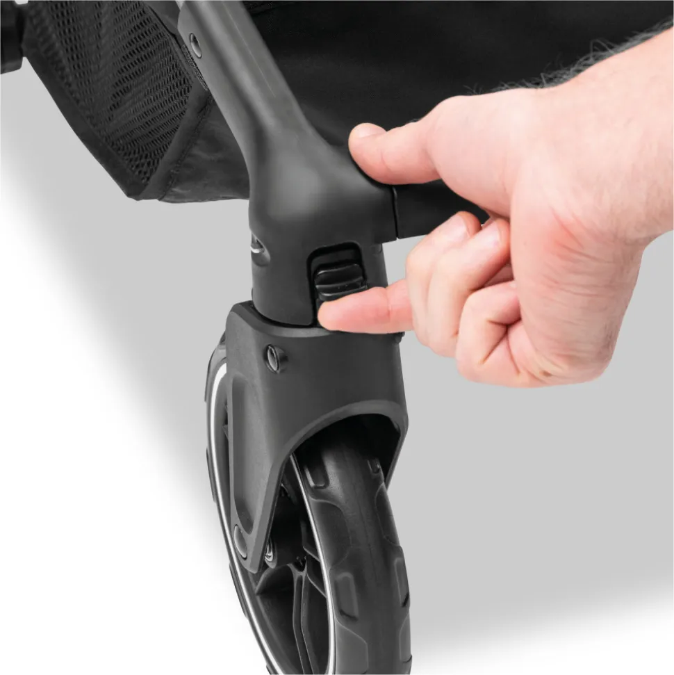 Poussette 4 roues shop n care grey