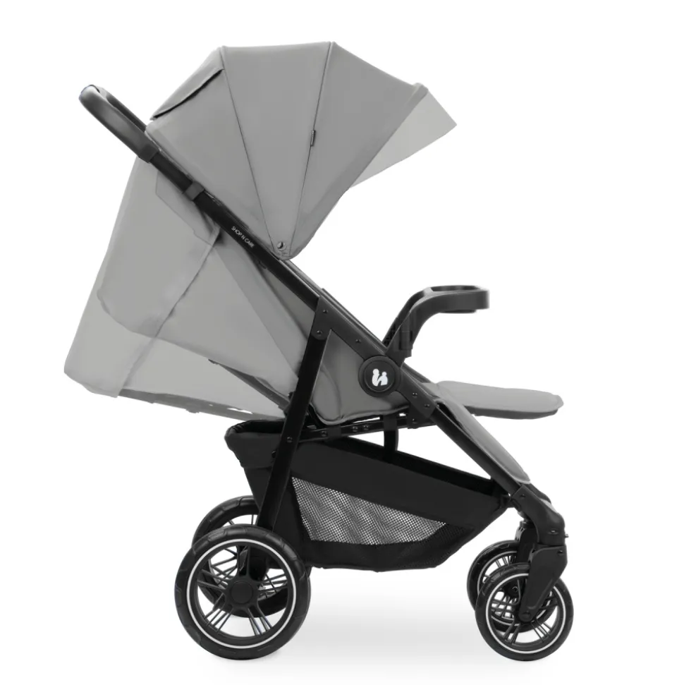 Poussette 4 roues shop n care grey