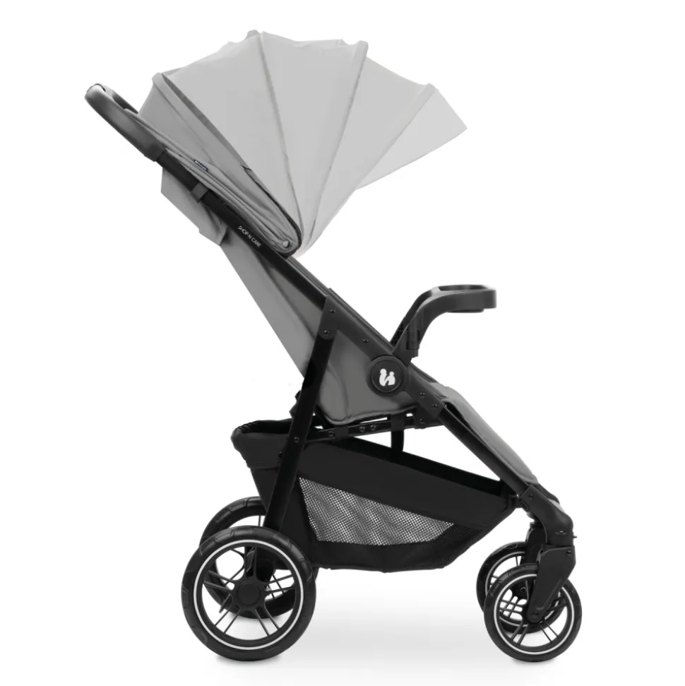 Poussette 4 roues shop n care grey