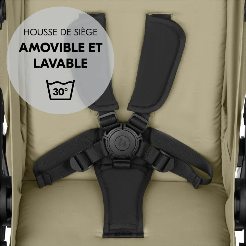 Poussette 4 roues shop n care olive