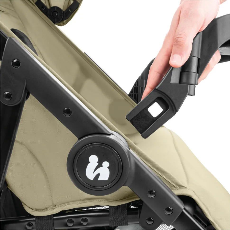 Poussette 4 roues shop n care olive