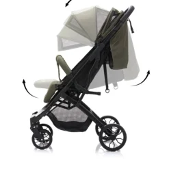 Poussette styler elite mélange olive
