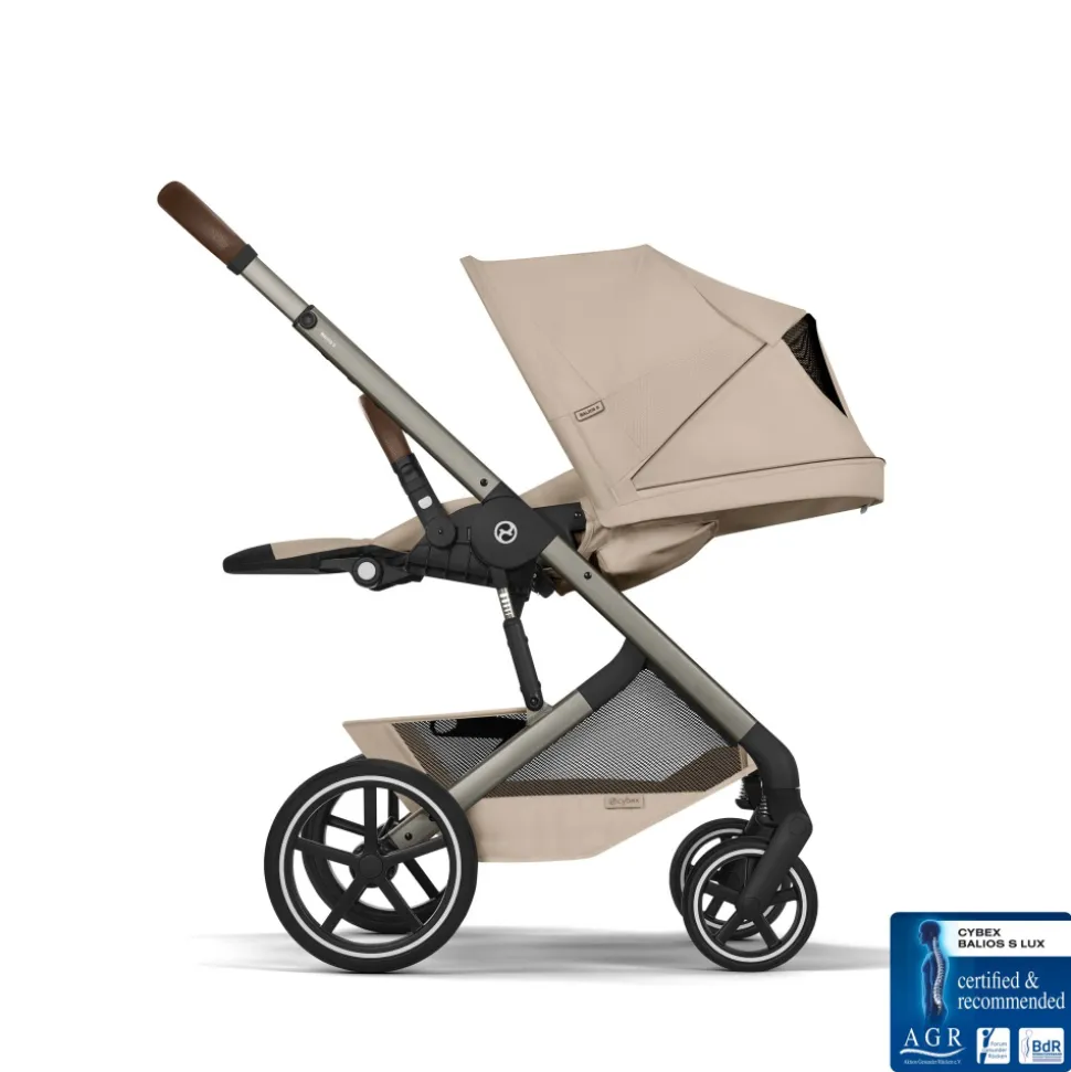 Poussette tout terrain balios s lux 4 almond beige