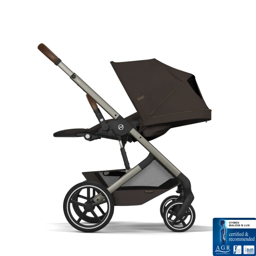 Poussette tout terrain balios s lux 4 chocolate brown