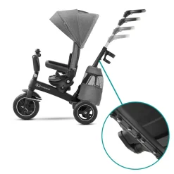 Poussette tricycle easywist platinum grey