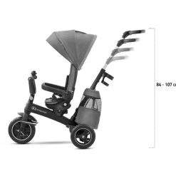 Poussette tricycle easywist platinum grey