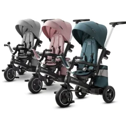 Poussette tricycle easywist midnight green