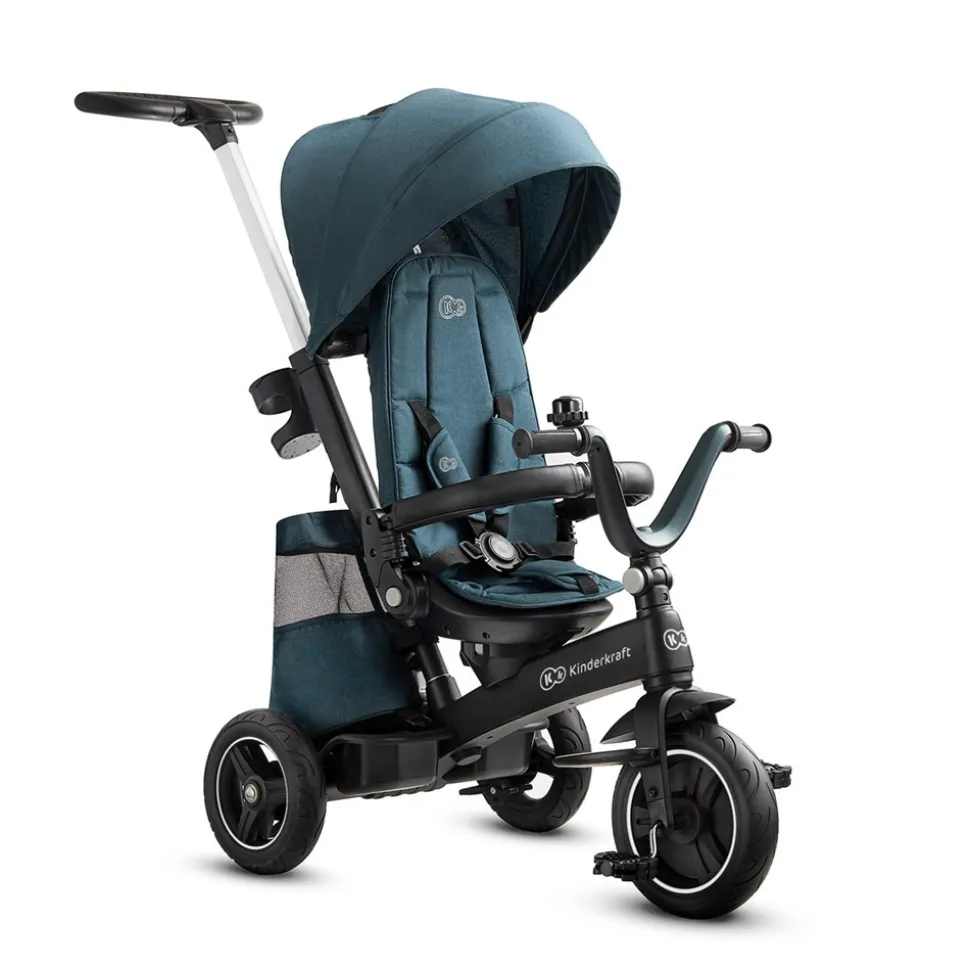 Poussette tricycle easywist midnight green