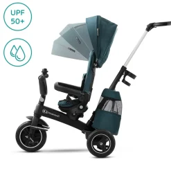 Poussette tricycle easywist midnight green
