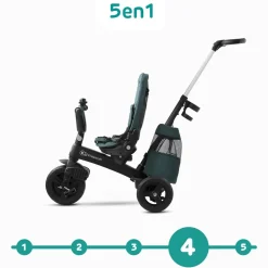 Poussette tricycle easywist midnight green