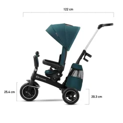 Poussette tricycle easywist midnight green