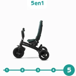 Poussette tricycle easywist midnight green