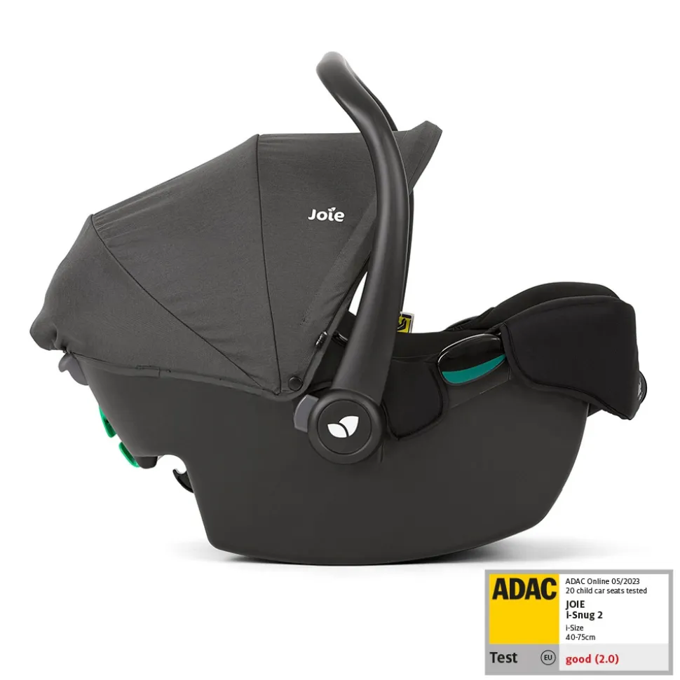 Poussette trio alore + siège auto i-snug 2 + nacelle ramble xl shale noir