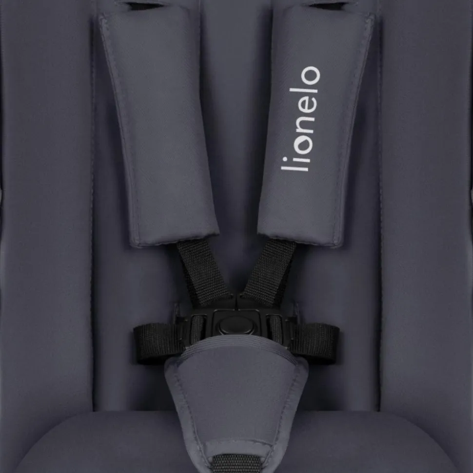 Poussette trio amber + nacelle + coque grey graphite