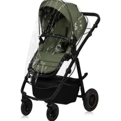 Poussette trio amber + nacelle + coque green forest