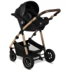 Poussette trio amber + nacelle + coque black onyx