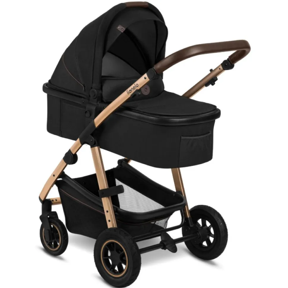 Poussette trio amber + nacelle + coque black onyx