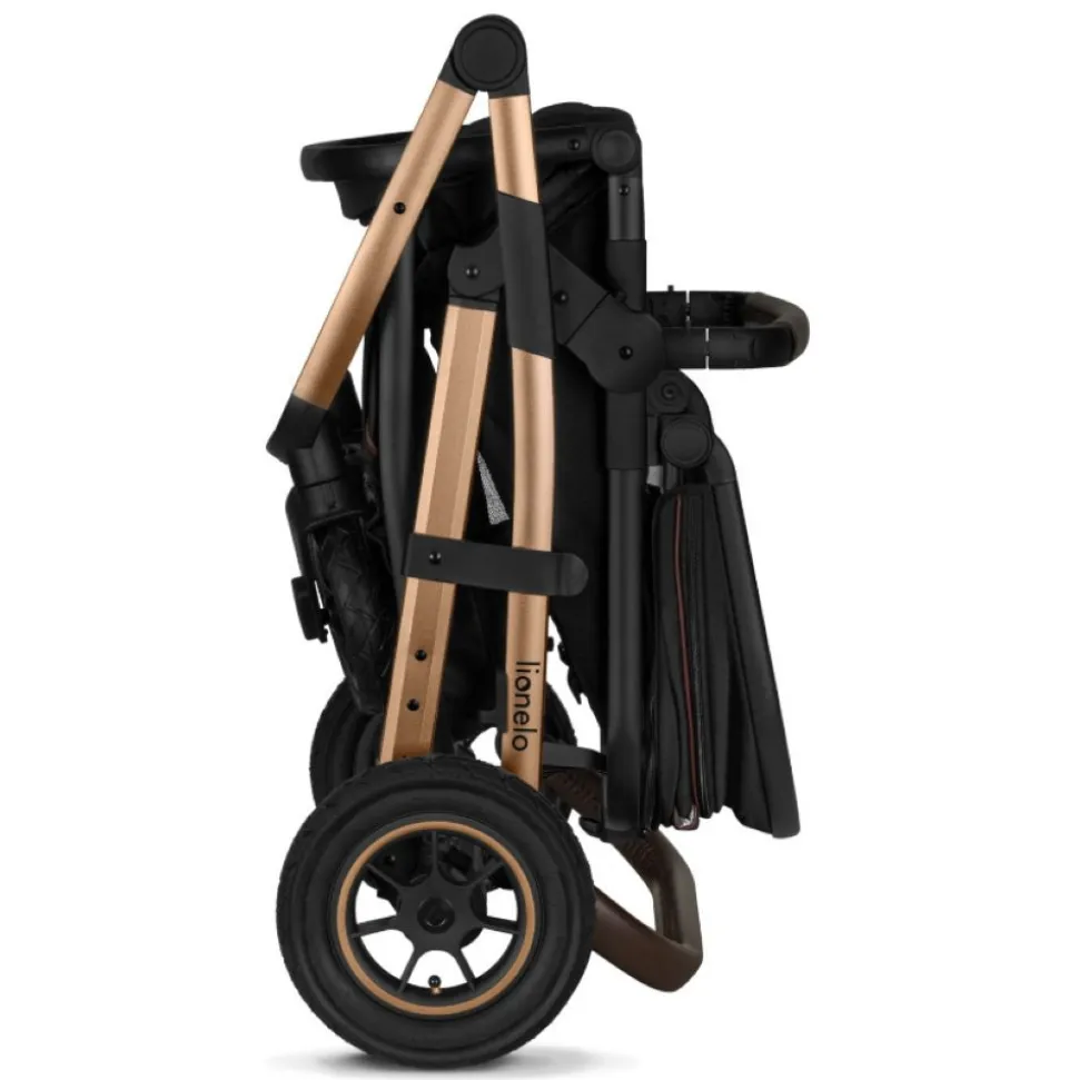 Poussette trio amber + nacelle + coque black onyx