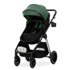 Poussette trio aspen coque + accessoires vert