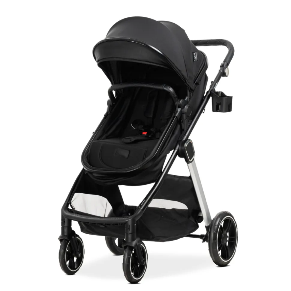 Poussette trio aspen coque + accessoires noir