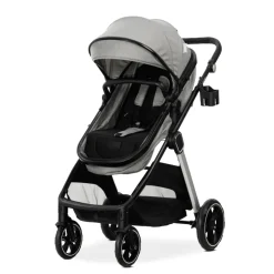Poussette trio aspen coque + accessoires gris